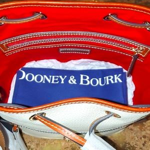 Cream and Tan Dooney and Bourke bag